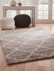 Granada Trellis Ivory/Tan/Brown Area Rug