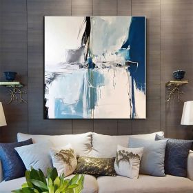 Hand Painted Oil Paintings Handmade Modern Abstract Oil Paintings On Canvas Wall Art Decorative Picture Living Room Hallway Bedroom Luxurious Dec (Style: 01, size: 150x150cm)