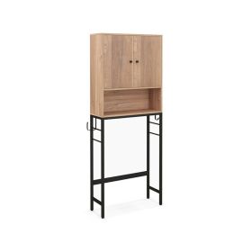 Household The Bathroom Storage Cabinet with Adjustable Shelf (Type: Storage Cabinet, Color: Natural)