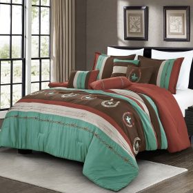 Aulani 7 Pieces Comforter Set (size: QUEEN)
